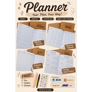 Weekly Monthly Habit Tracker Planner 1 pc A5
