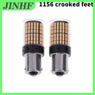 JINHF 2 cái bóng đèn tín hiệu rẽ T20 LED CANBUS 1156 BA15S P21W 1157 BAY15D P21 5W 7440 7443 W21 5W