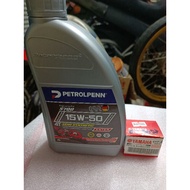 Y15ZR/Y16zr engine oil 15w-50(foc 1 oil filter)