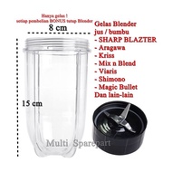 Gelas Blender Sharp Blazter Jar Tabung SB-TW101P merk Universal