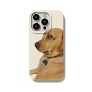 สำหรับ iPhone 11 13 For เคสไอโฟน14 15 12 Pro Max X XS XR 6 7 8 14 15Plus 12 13MINI การ์ตูนน่ารักตลก ลูกสุนัขยิ้มรุ่น เคส
