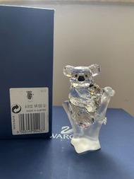 真品 Swarovski 施華洛世奇 水晶 樹熊媽媽抱住樹熊BB 
