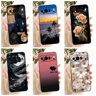 For Google Pixel 9 Case G2YBB GUR25 G1B60 Fashion Daisy Painting Soft Black Silicone Cover For Googl