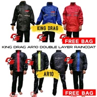 ARAI RAINCOAT NEW MODEL ~ BAJU HUJAN WATERPRROF JACKET -with BAG