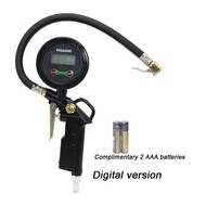 Digital display tire pressure gauge high-precision pressure gauge with inflatable car tire inflation