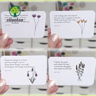 ZILUOLAN Anxiety Relief Pocket Healing Card, with Positive Quotes Paper Anxiety Relief Pocket Poems,