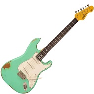 Vintage V6 ICON Electric Guitar ~ Distressed Ventura Green Vintage V6 ICON Electric Guitar ~ Distressed Ventura Green V