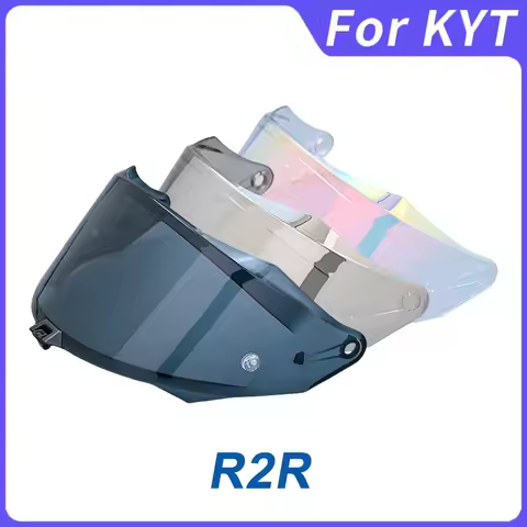 R2R Motorcycle Helmet Visor Lens For KYT R2R Replace Anti-UV Anti-Scratch Dustproof Wind Shield Moto