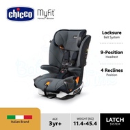 (DISPLAY SET) Chicco MyFit Harness + Booster Car Seat Fathom 2YO-12YO 11.4kg-45.3kg