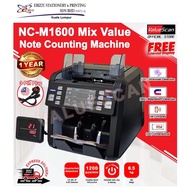 ValueScan NC-M1600 Mix Notes Counting Multi Currency Bank Notes Bill Money Counter