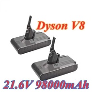 2023 New 98000mAh 21.6V Battery For Dyson V8 Absolute /Fluffy/Animal/ Li ion Vacuum Cleaner rechargeable Battery bp039tv