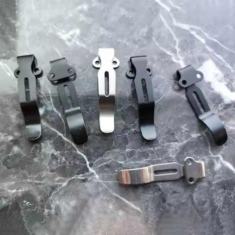 CNC 2 Colors Knife Titanium Pocket Clip Clamp for Benchmade 551 Griptillian 940 535 Bugout 565 Emers