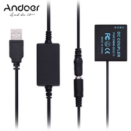 Andoer DMW-DCC11 USB PowerชุดDC Coupler Dummyแบตเตอรี่เปลี่ยนDMW-BLG10/BLE9แบตเตอรี่พร้อมUSB DC Conv