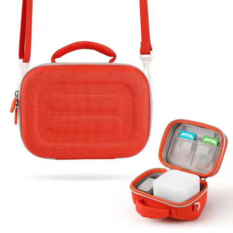 Portable Carrying Bag for Yoto Mini (2024 Edition) Audio Player Waterproof Hard EVA Storage Bag Card