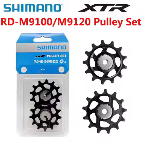 SHIMANO XTR Rear Derailleur Pulley Set RD-M9100 RD-M9120 Jockey Wheels 12-speed Original Bicycle Acc