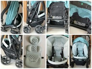 Combi 雙向單手摺疊 嬰兒車 手推車 BB車 高景觀 離地超高61cm 連初生墊  Baby Stroller Toddler car Pushchairs for children babies single hand folding High Seat Premium High End