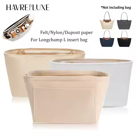 Waterproof Dupont Paper Bag Inner Liner Energy L Size Felt/nylon For Longchamp Bag Organizer Orderly