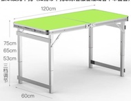 Folding table outdoor stall promotion industry portable folding table simple household small table folding dining table and chair