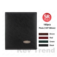 2023 5R 7inch Photo Album 160 Sheets Storage Album Retro Photo Album Leather Album