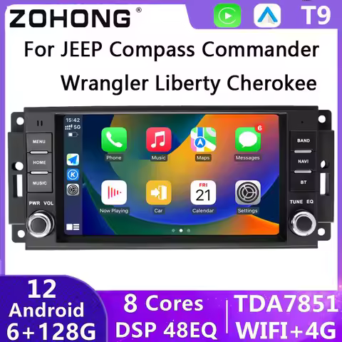 7862S DSP Android Auto Multimedia Player For Caliber Nitro Charger Magnum Ram Head Unit Stereo Car R