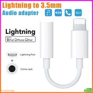 【Ready Stock】8Pin Light to 3.5mm Audio Jack Adapter Compatible For iPhone/iPad Aux to Light OTG Conv