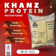 Whey Protein Nabati 1KG KHANZ Suplemen fitness Susu Kedelai Tinggi Protein