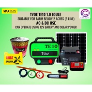 Crilight TVOE TE10 1.0J set pagar 1 hingga 2 ekar Pagar Elektrik