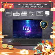 MSI Stealth A16 AI+ A3XVGG-089 Gaming Laptop (R9 AI HX 370 5.10GHz,32GB D5,1TB SSD,RTX4070 8GB,16"UH