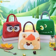 LONTIME Insulated Lunch Box Bags, Portable Lunch Box Accessories Cartoon Lunch Bag,  Thermal Bag Non-woven Fabric Tote Food Small Cooler Bag