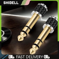1/2 Pcs 1/4inch To 1/8inch Stereo Headphone Adapter Male To Female 6.35mm Jack To 3.5mm Socket Stere