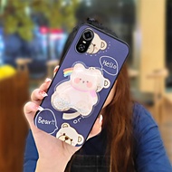 Cute Fashion Design Phone Case For ZTE Blade A31 Plus/Optus X Sight 2 Cartoon armor case drift sand 