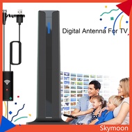Skym* Digital Antenna Fox Channel Compatible Tv Antenna High-performance Indoor Tv Antenna with Powerful Signal Booster 420 Miles Range Clear Hd-compatible Channels Southeast