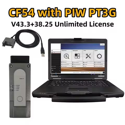 2026 PIW PT3G Tester III with CF54 Diagnostic Tool PT3G Programming Engineer Mode Software SSD V43.3
