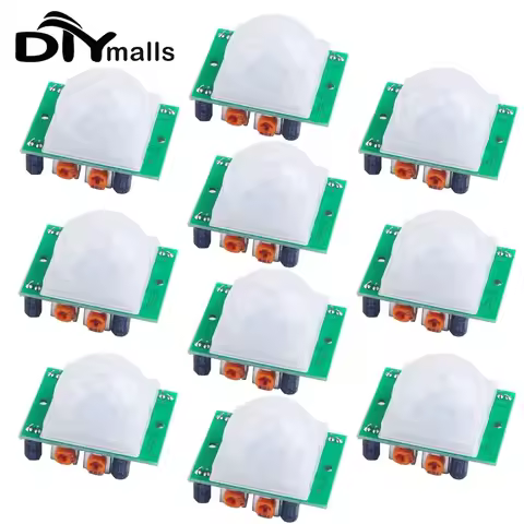 5/10pcs HC-SR501 Adjust IR Pyroelectric Infrared PIR Motion Sensor Detector Module Motion Sensor Det