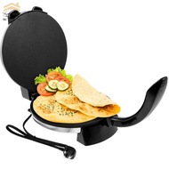 Tortilla Press 1100W Electric Roti Maker with Adjustable Temperature Stainless Steel Tortilla Maker 