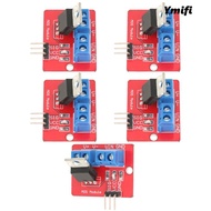 YMIFI 5Pcs MOSFET Driver, Output 0‑24V IRF520 Driver, Output Driving PWM Output 3.3V/5V PWM Driver f