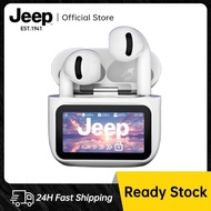 Jeep EW132 TWS True Wireless Bluetooth Earphones Touch Color Screen Built-in Games Sport Gaming Head