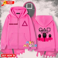 Squid Game 2 Boys Girls Zipper Hoodie/Zipper Jacket