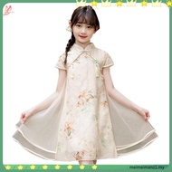 baju cheongsam budak perempuan cheongsam muslimah kids cheongsam kids Girls Dress Summer Dress Cheon