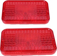 2PCS Red Taillight Lens LVU18747 Compatible for John Deere 1026R 2025R 2032R 3025E 3032E 4120 4410 4