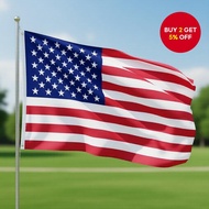 US Flag 3x5 Feet and 2x3 Feet American Version  Bendera AS 3x5 Kaki dan 2x3 Kaki Versi Amerika