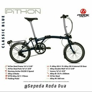 Sepeda Lipat 16" Pacific PITHON, mirip BROMTON