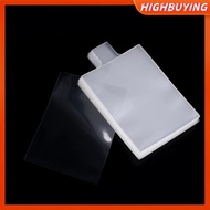 HIGHBUYING 100Pcs Pull Tab Sleeves For Card Savers Semi-rigid Game Card Holders With Ears More Conve