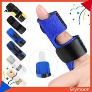 Skym* Pain Relief Finger Splint Middle Finger Splint Adjustable Finger Splint Brace for Adults and Children Soft Breathable Support for Middle Finger Stabilizer Protection