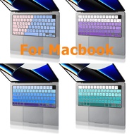 Macbook Air Pro Keyboard Cover Pro 14 16 M1 M2 M3 Air 13.6 15 inch Laptop Keyboard accessories Silic
