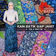 KAIN BATIK BORNEO SARAWAK / KAIN BATIK HALUS SUTERA / KAIN BATIK VIRAL/ BAJU KURUNG Sarung Batik/ SIAP JAHIT