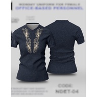 DepEd Uniform 2025-2026 Full Sublimation Office Staff Uniform DepEd Polo Shirt For Men And Women