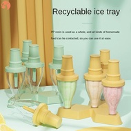 Ice Cream Mold Household Children's Food Grade Cone Mold Popsicle Popsicle Ice Cream Sorbet Homemade Frozen Ice Cubes YK