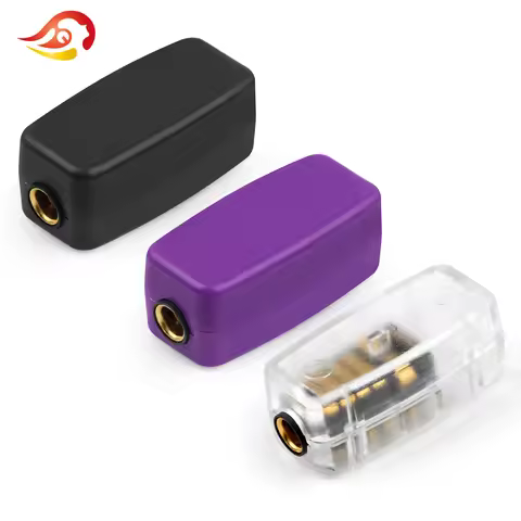 QYFANG 12 Pins 4.4mm 5 Pole HiFi Earphone Balanced Female Plug Audio Jack Adapter Socket With Cover 