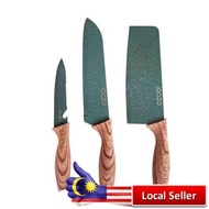 KM iGOZO Amazonas 130931 Knife Pisau Dapur Kitchen Set (3pcs)